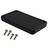 Hammond Manufacturing - 1455KPLBK-10 - BEZEL SOLID PLASTIC BLK 10/PACK