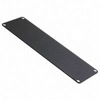 Hammond Manufacturing - 1455TALBK-10 - END PANEL ALUMINUM BLACK 10/PACK