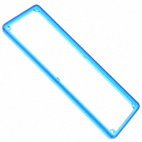 Hammond Manufacturing - 1455TBTBU-10 - BEZEL OPEN PLASTIC BLUE 10/PACK