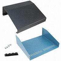 Hammond Manufacturing - 1456KH3BKBU - CONSOLE ALUM 10.18"L X 8.61"W