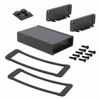 Hammond Manufacturing - 1457J1202BK - BOX ALUM BLACK 5.15"L X 3.42"W