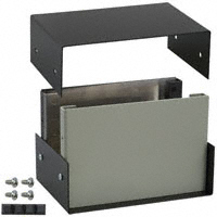 Hammond Manufacturing - 1458B4 - BOX STEEL BLACK 4"L X 6"W