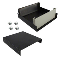 Hammond Manufacturing - 1458D3 - BOX STEEL BLACK 8"L X 8"W