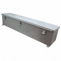 Hammond Manufacturing - 1486D30 - WIRING TROUGH STEEL 6X6X30" GREY