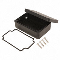 Hammond Manufacturing - 1550Z103BK - BOX ALUM BLACK 3.87"L X 2.54"W