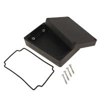 Hammond Manufacturing - 1550Z107BK - BOX ALUM BLACK 4.94"L X 3.17"W