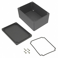 Hammond Manufacturing - 1550Z115BK - BOX ALUM BLACK 5.84"L X 4.27"W