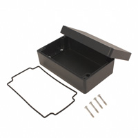 Hammond Manufacturing - 1550Z116BK - BOX ALUM BLACK 6.32"L X 3.95"W