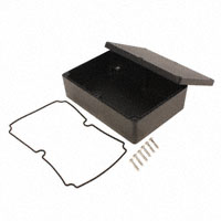 Hammond Manufacturing - 1550Z120BK - BOX ALUM BLACK 6.74"L X 4.77"W