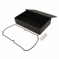 Hammond Manufacturing - 1550Z124BK - BOX ALUM BLACK 8.76"L X 5.77"W