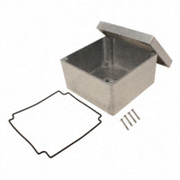 Hammond Manufacturing - 1550Z139 - BOX ALUM UNPAINTED 6.28"LX6.28"W