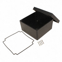 Hammond Manufacturing - 1550Z139BK - BOX ALUM BLACK 6.28"L X 6.28"W