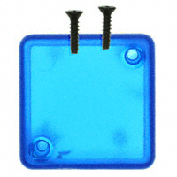 Hammond Manufacturing - 1551MTBU - BOX ABS TRN BLUE 1.38"L X 1.38"W