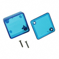 Hammond Manufacturing - 1551NTBU - BOX ABS TRN BLUE 1.38"L X 1.38"W