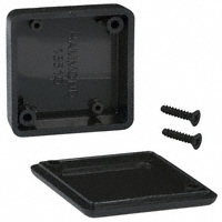 Hammond Manufacturing - 1551QBK - BOX ABS BLACK 1.58"L X 1.58"W