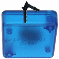 Hammond Manufacturing - 1551QTBU - BOX ABS TRN BLUE 1.58"L X 1.58"W