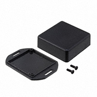 Hammond Manufacturing - 1551RFLBK - BOX ABS BLACK 1.97"L X 1.97"W