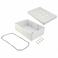 Hammond Manufacturing - 1554MPB6 - BOX PLASTIC GRAY 9.5"L X 6.3"W