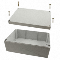 Hammond Manufacturing - 1554V2GY - BOX PLASTIC GRAY 9.45"L X 6.3"W