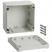 Hammond Manufacturing - 1555PGY - BOX ABS GRAY 4.72"L X 4.72"W