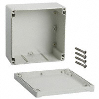 Hammond Manufacturing - 1555SGY - BOX ABS GRAY 6.3"L X 6.3"W