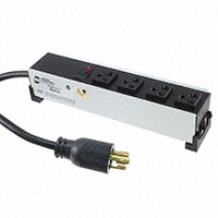 Hammond Manufacturing - 1589H4C1 - POWER STRIP 11" 20A 4OUT 6'CR