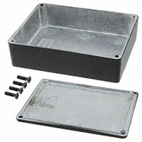 Hammond Manufacturing - 1590BBBK - BOX ALUM BLACK 4.71"L X 3.7"W