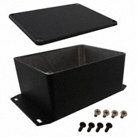 Hammond Manufacturing - 1590CFBK - BOX ALUM BLACK 4.71"L X 3.7"W