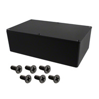 Hammond Manufacturing - 1590DEBK - BOX ALUM BLACK 7.88"L X 4.73"W