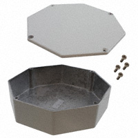 Hammond Manufacturing - 1590STPCLG - BOX ALUM GRAY 5.23"L X 5.23"W