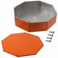 Hammond Manufacturing - 1590STPCOR - BOX ALUM ORANGE 5.23"L X 5.23"W