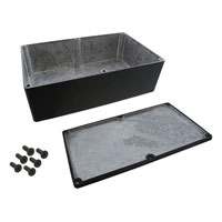 Hammond Manufacturing - 1590WDEBK - BOX ALUM BLACK 7.88"L X 4.73"W