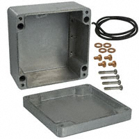 Hammond Manufacturing - 1590Z160 - BOX ALUM UNPAINTED 6.3"L X 6.3"W