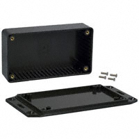 Hammond Manufacturing - 1591BFLBK - BOX ABS BLACK 4.41"L X 2.44"W