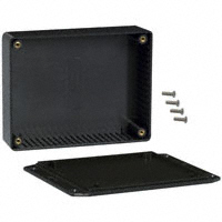 Hammond Manufacturing - 1591GFLBK - BOX ABS BLACK 4.74"L X 3.69"W