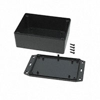 Hammond Manufacturing - 1591XXSSFLBK - BOX PLASTIC BLK 4.43"L X 3.33"W