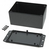 Hammond Manufacturing - 1591XXTSFLBK - BOX PLASTIC BLK 4.85"L X 3.28"W