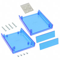 Hammond Manufacturing - 1593BBTBU - BOX ABS TRN BLUE 3.75"L X 3.04"W