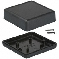 Hammond Manufacturing - 1593JBK - BOX ABS BLACK 2.61"L X 2.61"W