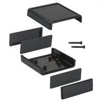 Hammond Manufacturing - 1593KBK - BOX ABS BLACK 2.65"L X 2.61"W