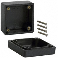 Hammond Manufacturing - 1594ABK - BOX ABS BLACK 2.21"L X 2.21"W