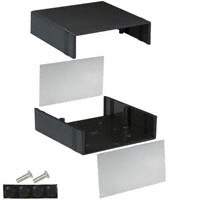 Hammond Manufacturing - 1598EBK - BOX ABS BLACK 6.31"L X 6.25"W