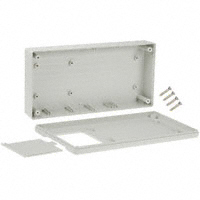 Hammond Manufacturing - 1599HSGYBAT - BOX PLASTIC GRAY 8.66"L X 4.33"W