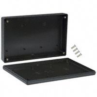 Hammond Manufacturing - 1599KBK - BOX ABS BLACK 8.66"L X 5.51"W