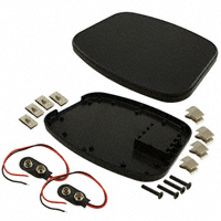 Hammond Manufacturing - 1599TABLBKBAT - BOX ABS BLACK 9.45"L X 7.48"W