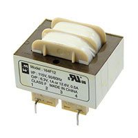 Hammond Manufacturing - 164F12 - XFRMR LAMINATED 6VA THRU HOLE