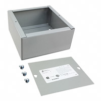 Hammond Manufacturing - CS663 - BOX STEEL GRAY 6"L X 6"W