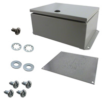 Hammond Manufacturing - EJ1084 - BOX STEEL GRAY 10"L X 8"W