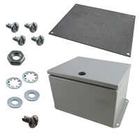 Hammond Manufacturing - EJ1086 - BOX STEEL GRAY 10"L X 8"W