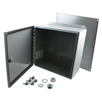 Hammond Manufacturing - EJ12126 - BOX STEEL GRAY 12"L X 12"W